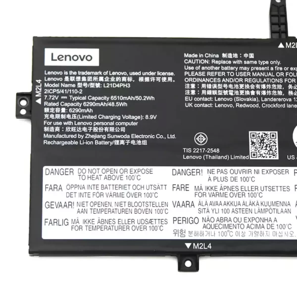 Bateria para portátil LENOVO L21C4PH3 L21D4PH3 L21L4PH3 - Image 3