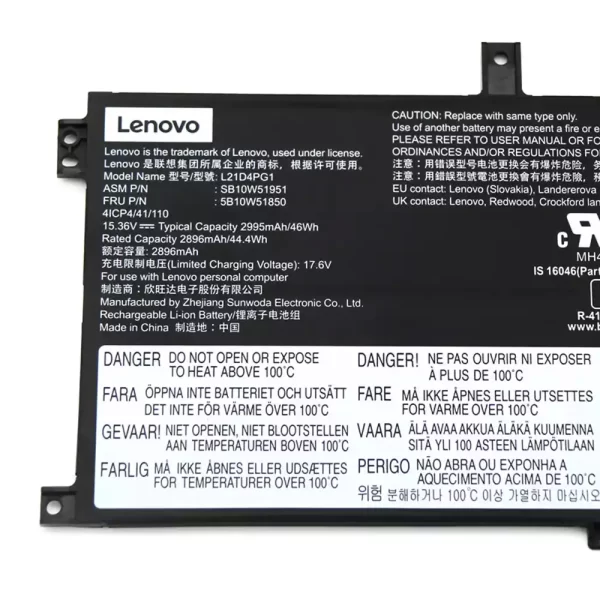 Bateria para portátil LENOVO L21C4PG1 L21D4PG1 L21L4PG1 - Image 3