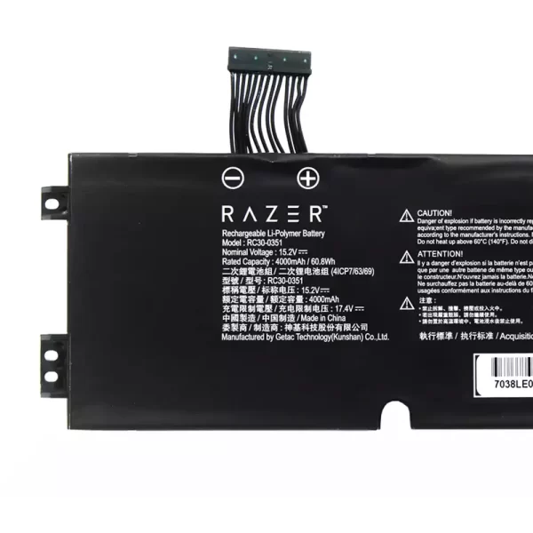 Bateria para portátil Razer Blade RC30-0351 RZ09-0351 - Image 3