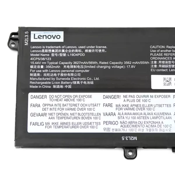 Bateria para portátil LENOVO ThinkBook 13s 14s G2 ITL - Image 3