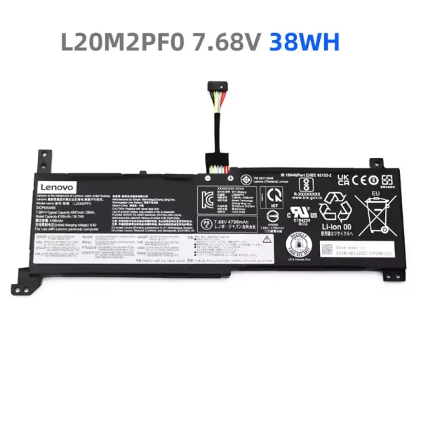 Bateria para portátil LENOVO L20M2PF0 L20L2PF0 L20C2PF0 L20B2PF0