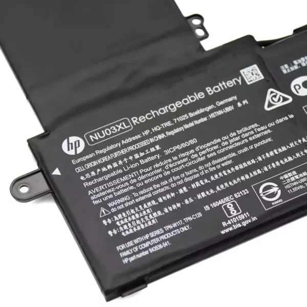 Bateria para portátil HP TPN-W117 TPN-C128 HSTNN-UB6V 844201-855 843536-541 - Image 3