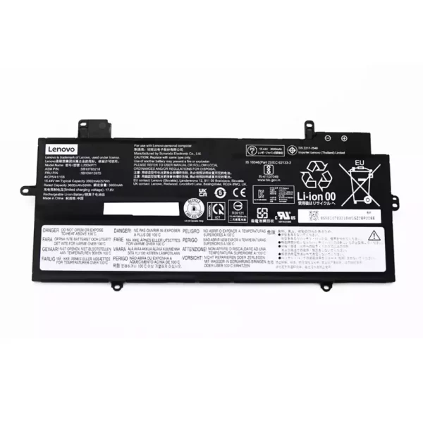 Bateria para portátil LENOVO Thinkpad X1 Carbon 9th 10th Gen 2021 2022,Thinkpad X1 Yoga 6th 7th Gen 2021 2022