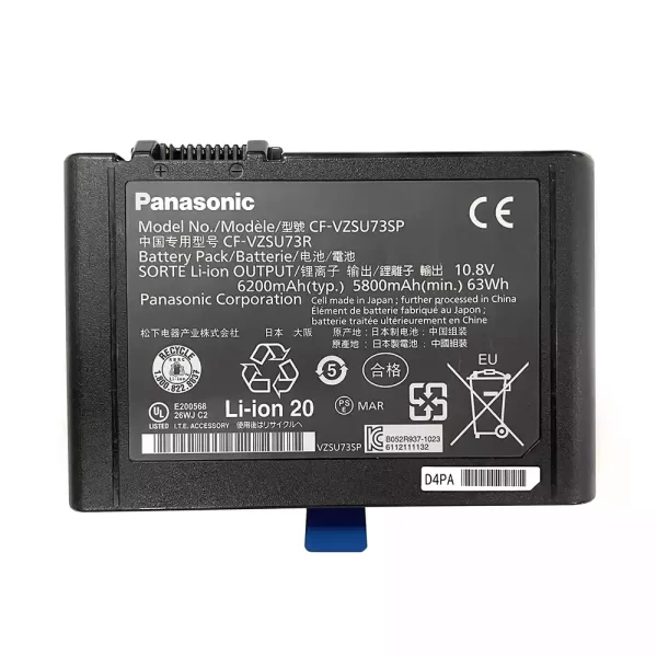 Bateria para portátil PANASONIC CF-VZSU73R CF-VZSU73SP CF-VZSU73U Toughbook CF-D1