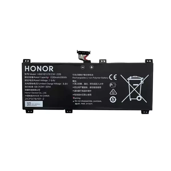 Bateria para portátil HONOR HB6181V1ECW-22A,HB6181V1ECW-22B