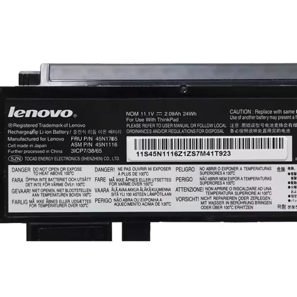 Bateria para portátil LENOVO 45N1119 45N1118 45N1765 45N1116 X230S X240S - Image 3