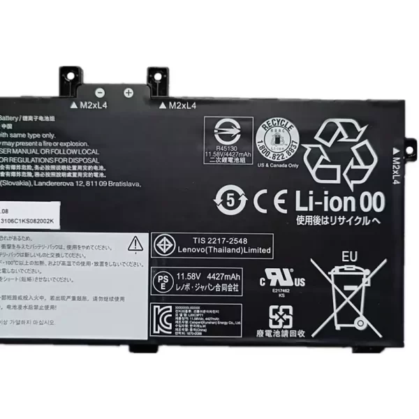 Bateria para portátil LENOVO X13 Yoga G2,SB11A13105 SB11A13106 5B11A13107 5B11A13108 - Image 4