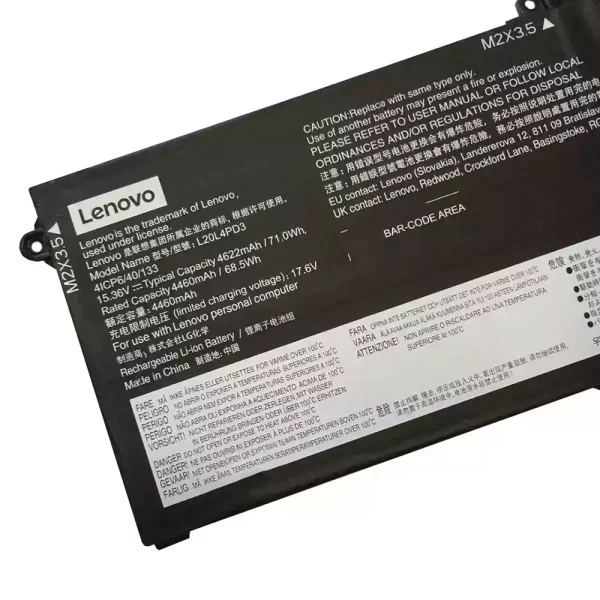 Bateria para portátil LENOVO Legion Slim 7 15 Slim 7 Gen 6,ThinkBook 16p Gen 2 R9000X 2021R - Image 2