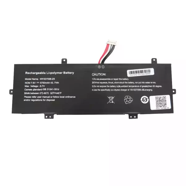 Bateria para portátil NV-537098-2S