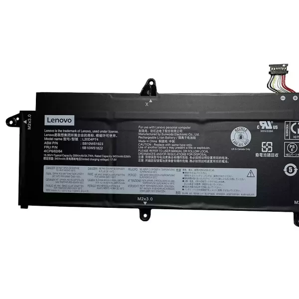 Bateria para portátil LENOVO ThinkPad X13 G2,5B10W51822,5B10W51820,SB10W51923,SB10W51921 - Image 3