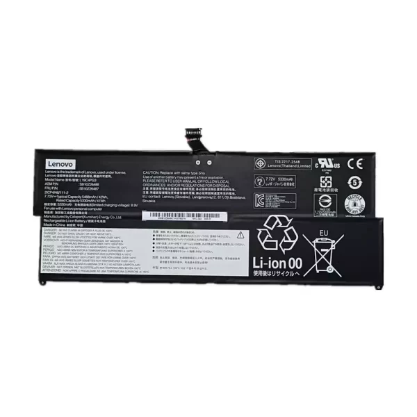 Bateria para portátil LENOVO ThinkPad X12 Detachable Gen 1, 5B10Z26480 SB10Z26484