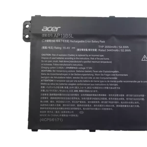 Bateria para portátil ACER AP19B5L - Image 3