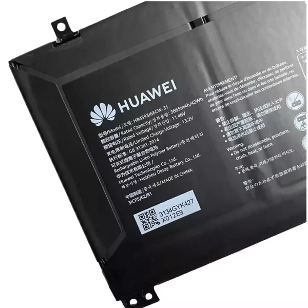 Bateria para portátil HUAWEI HB4593J6ECW-31 - Image 3