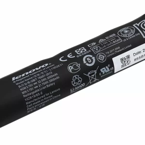 Bateria do tablet LENOVO L13D2E31,L13C2E31 - Image 3