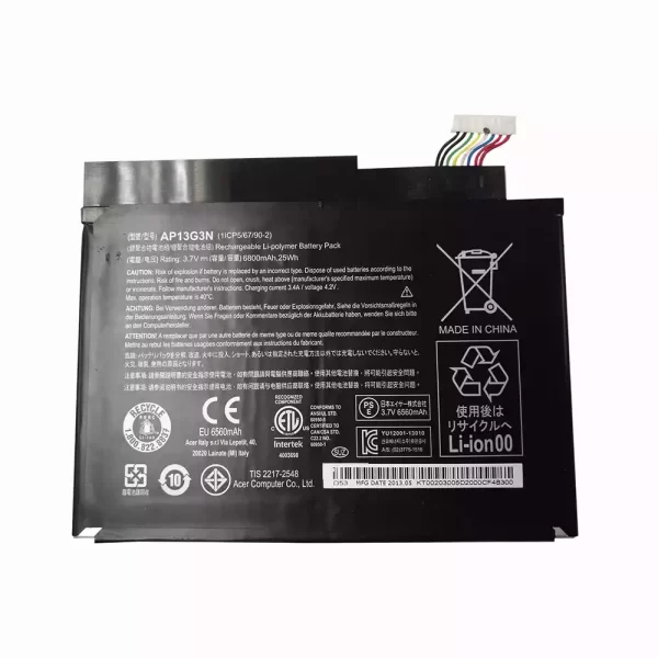 Bateria do tablet Acer AP13G3N