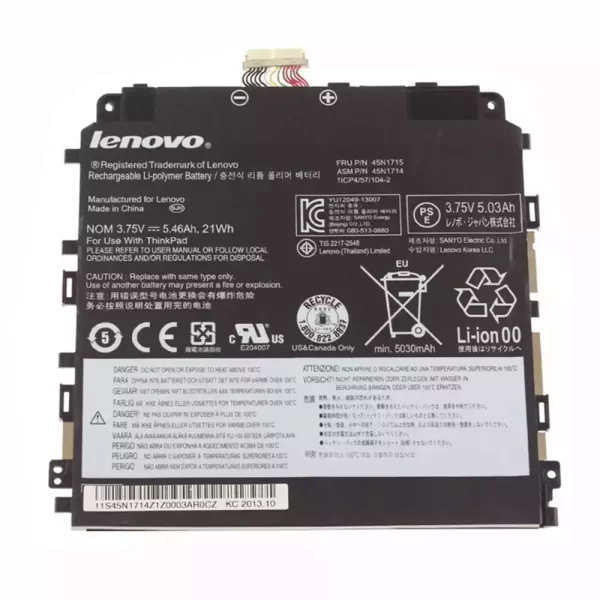 Bateria do tablet LENOVO 45N1715,45N1714