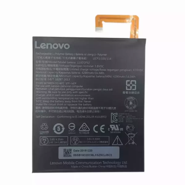 Bateria do tablet LENOVO L13D1P32