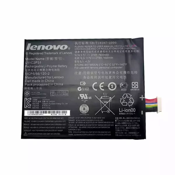 Bateria do tablet LENOVO L11C2P31