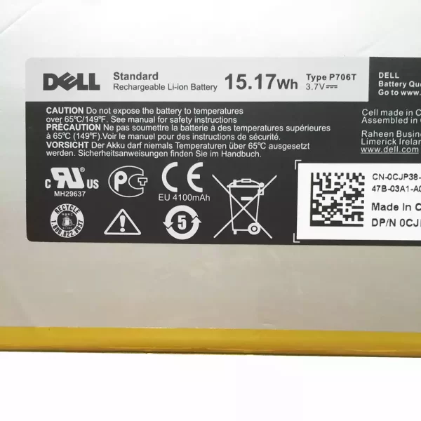 Bateria do tablet DELL Venue 7 3730,Venue 8 3830,02PDJW - Image 3