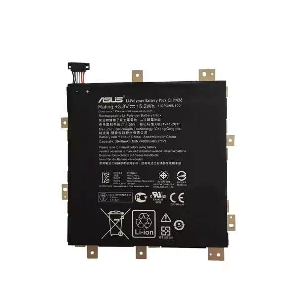 Bateria do tablet ASUS C11P1426