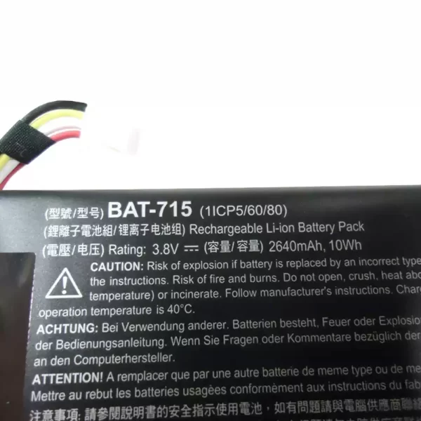 Bateria do tablet ACER BAT-715 - Image 3