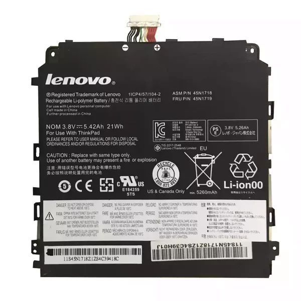 Bateria do tablet LENOVO 45N1718,45N1719