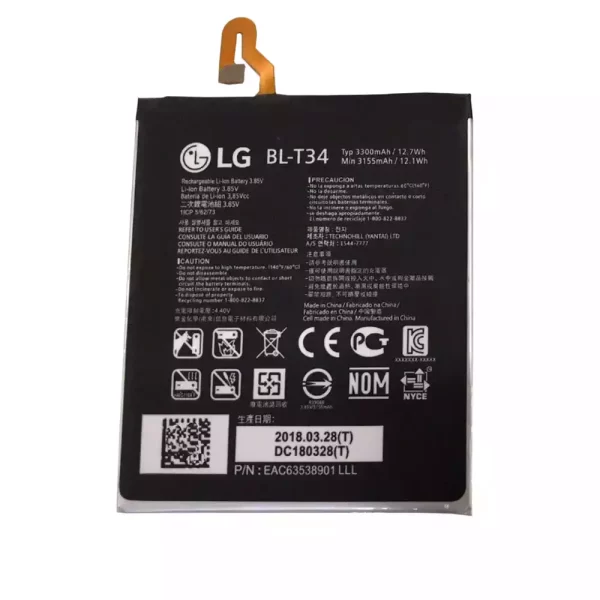 Bateria BL-T34 para LG V30,H930