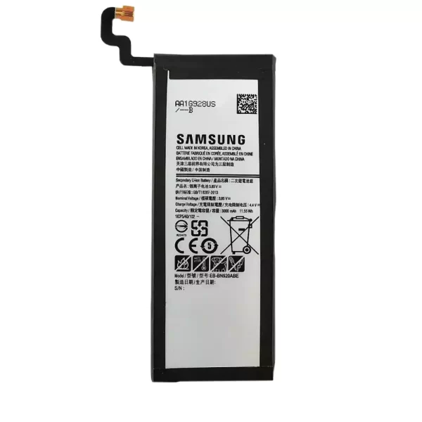 Bateria EB-BN920ABA,EB-BN920ABE para Samsung Galaxy Note 5