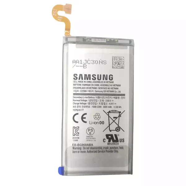 Bateria EB-BG960ABA,EB-BG960ABE para Samsung Galaxy S9