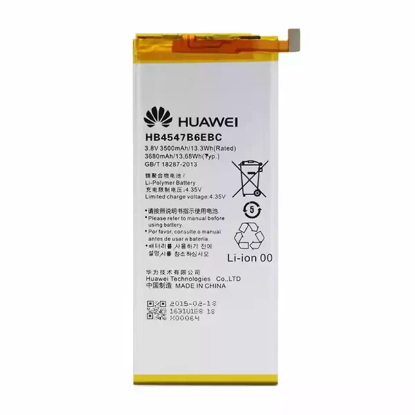 Bateria HB4547B6EBC para Huawei Honor 6 Plus