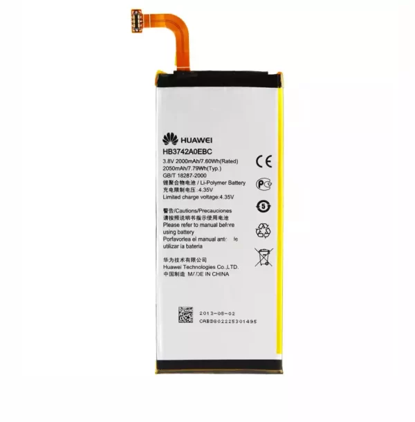 Bateria HB3742A0EBC para Huawei P6,G6,G620,C8817E