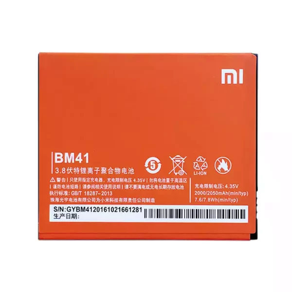 Bateria BM41 para Xiaomi Redmi 1S Hongmi 1S