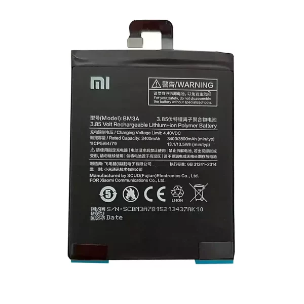 Bateria BM3A para Xiaomi Mi Note 3