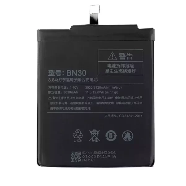 Bateria BN30 para Xiaomi Redmi 4A