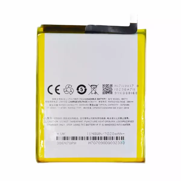 Bateria BA711 para MEIZU Noblue 6