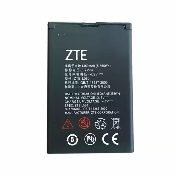 Bateria L580 para ZTE L880,CV18,U288G,L788,A188