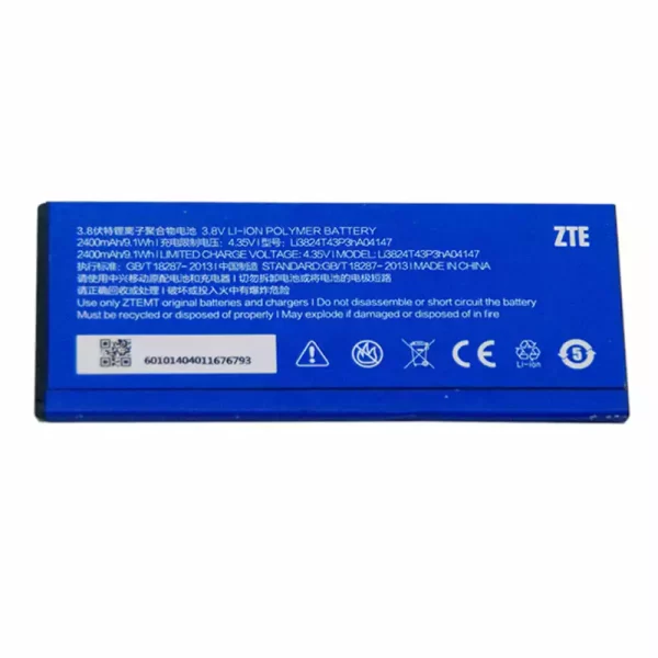 Bateria LI3824T43P3HA04147 para ZTE V5,V5S,U9180,V9180,N9180,N918St