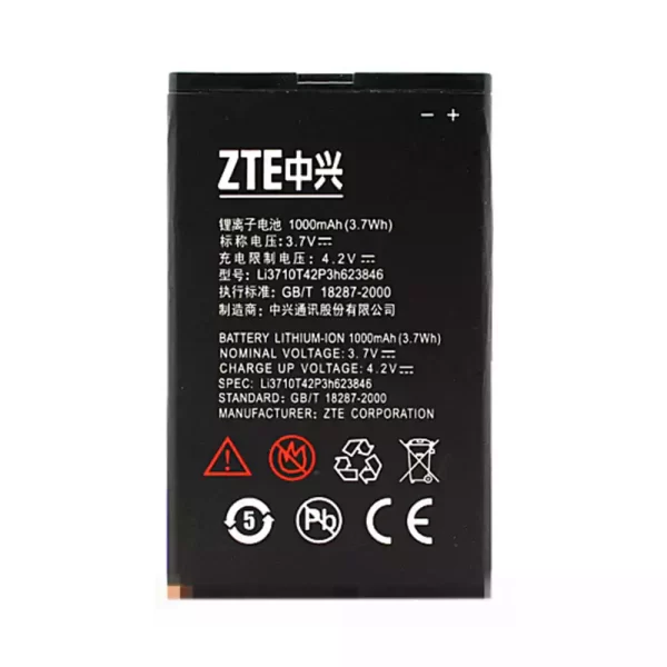 Bateria Li3710T42P3h623846 para ZTE U288