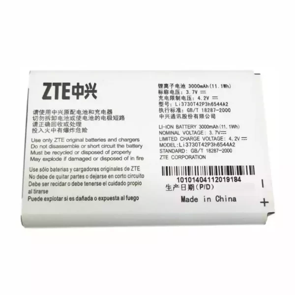 Bateria Li3730T42P3H6544A2 para ZTE MF96,MF96U,Z289L