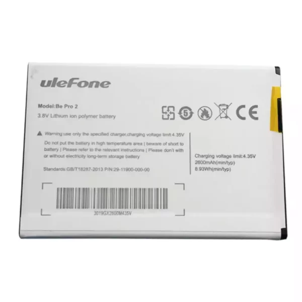 Bateria para uleFone Be Pro 2