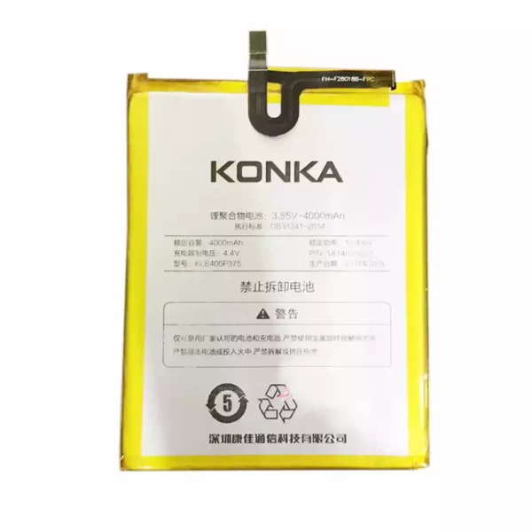 Bateria KLB400P375 para KONKA E2