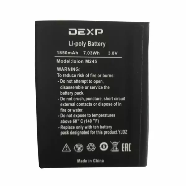 Bateria para DEXP Ixion M245