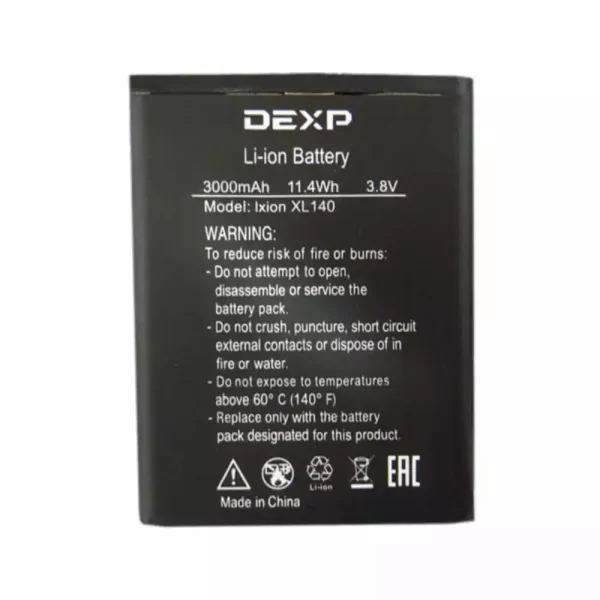 Bateria para DEXP Ixion XL140 FLASH