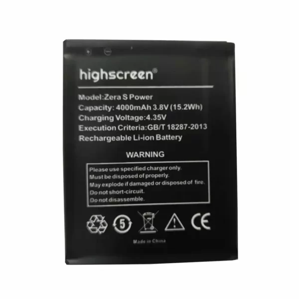 Bateria para Highscreen Zera S Power