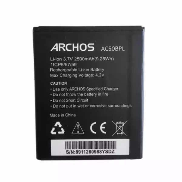 Bateria para ARCHOS AC50BPL