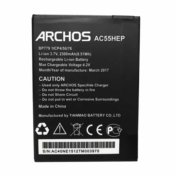 Bateria para ARCHOS AC55HEP