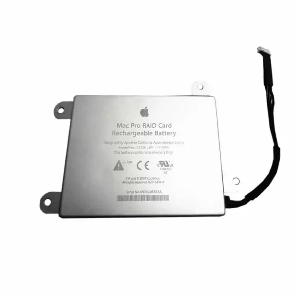 Bateria compatível para Mac Pro RAID Card A1228