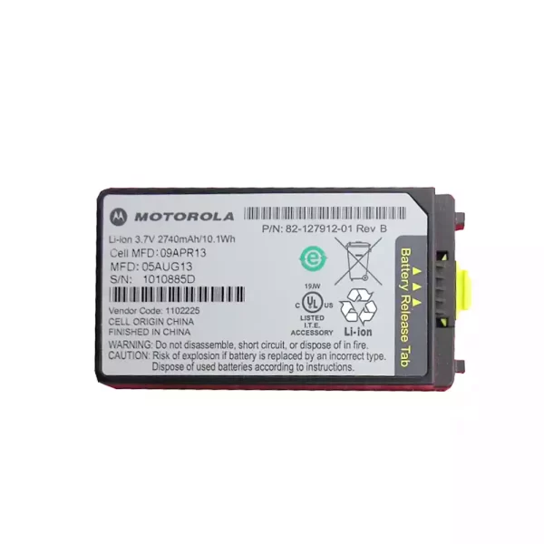 Bateria compatível para Motorola 82-127912-01,MC3090R,MC3070,MC30X0,MC3100,MC3190_G,MC3190_R,MC3190_Z,MC31X0