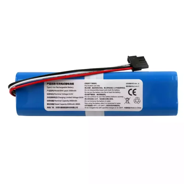 Bateria para Aspirador robot XiaoMi MIJIA STYTJ02YM,Haier JX37,Proscenic LDS M7 (3400mAh)