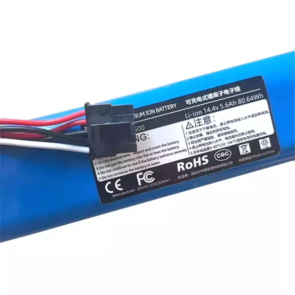 Bateria para Aspirador robot XiaoMi MIJIA Pro,2Pro,MJSTS1 (6800mAh) - Image 2